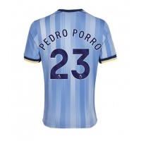 Camiseta Tottenham Hotspur Pedro Porro #23 Visitante Equipación 2024-25 manga corta